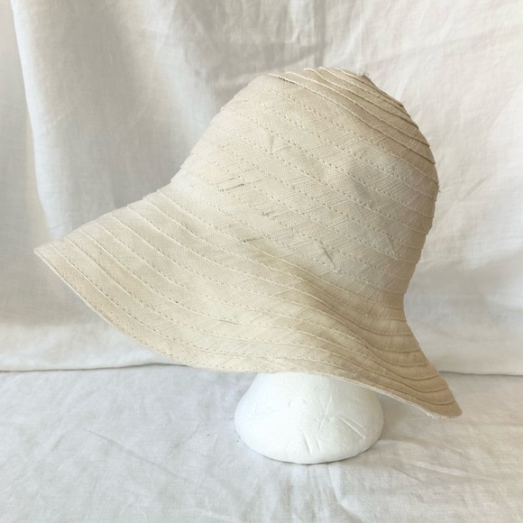 August Hat Company Natural Linen Hat - Picture 3 of 15